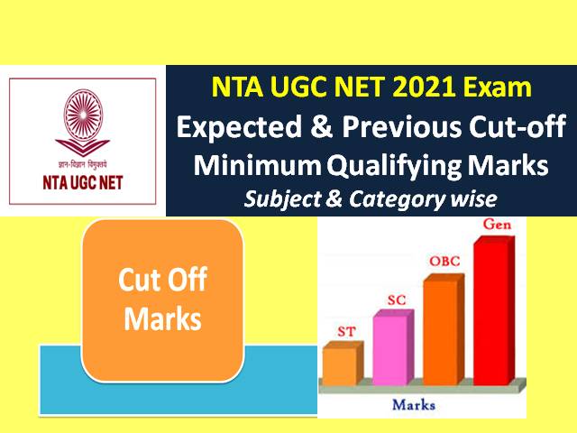 UGC NET Cut off 2021.