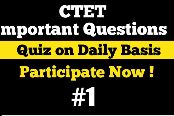 CTET CDP Important Quiz Questions