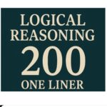 Logical Reasoning One liner